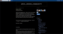 Desktop Screenshot of odonxcommuniti.blogspot.com