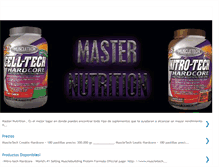 Tablet Screenshot of masternutrition.blogspot.com