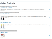 Tablet Screenshot of modaytendencia4a.blogspot.com