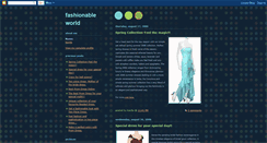 Desktop Screenshot of fashionableworldofgowns.blogspot.com