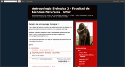 Desktop Screenshot of antropologiabiologica2.blogspot.com