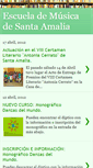 Mobile Screenshot of escuelademusicasantaamalia.blogspot.com