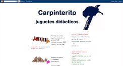 Desktop Screenshot of carpinteritojuguetes.blogspot.com