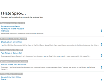 Tablet Screenshot of ihatespace.blogspot.com