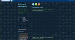 Desktop Screenshot of inheritedadventures.blogspot.com