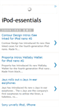 Mobile Screenshot of ipod-essentials.blogspot.com