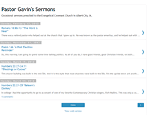 Tablet Screenshot of pastorgavinellis.blogspot.com
