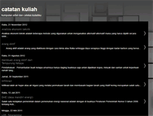 Tablet Screenshot of catetankuliah.blogspot.com