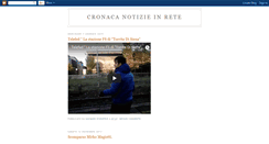 Desktop Screenshot of notizieinretecronaca.blogspot.com