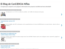 Tablet Screenshot of conciencianinos.blogspot.com