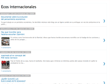 Tablet Screenshot of ecosinternacionales.blogspot.com