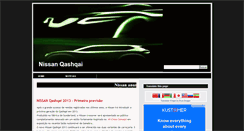 Desktop Screenshot of nissan-qashqai-blog.blogspot.com