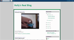Desktop Screenshot of hollyintherealworld.blogspot.com