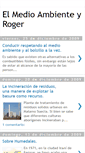 Mobile Screenshot of elmedioambienteyroger.blogspot.com