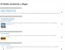 Tablet Screenshot of elmedioambienteyroger.blogspot.com