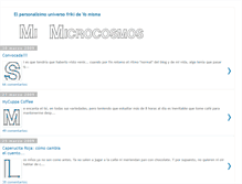 Tablet Screenshot of mi-microcosmos.blogspot.com