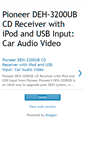 Mobile Screenshot of deh-3200ub.blogspot.com