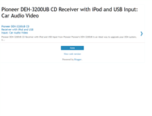 Tablet Screenshot of deh-3200ub.blogspot.com