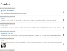 Tablet Screenshot of itsallaboutfreedom.blogspot.com