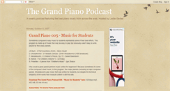 Desktop Screenshot of grandpianopodcast.blogspot.com