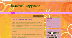 Desktop Screenshot of kindysbeautifulhappiness.blogspot.com