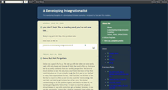 Desktop Screenshot of a-developing-integrationalist.blogspot.com