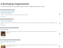 Tablet Screenshot of a-developing-integrationalist.blogspot.com