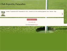 Tablet Screenshot of clubesportiupatacabra.blogspot.com