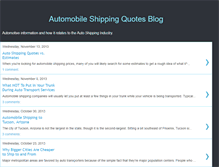 Tablet Screenshot of carshippingblog.blogspot.com