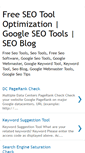Mobile Screenshot of freeseooptimizationtool.blogspot.com
