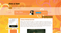 Desktop Screenshot of games-at-home.blogspot.com