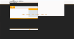 Desktop Screenshot of islamicsarticles.blogspot.com