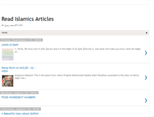 Tablet Screenshot of islamicsarticles.blogspot.com