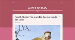 Desktop Screenshot of cathyartdiary.blogspot.com