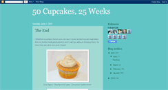 Desktop Screenshot of 50cupcakes25weeks.blogspot.com