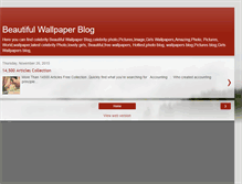 Tablet Screenshot of beautifulwallpaperblog.blogspot.com