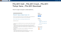 Desktop Screenshot of fifa2012indir.blogspot.com