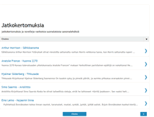 Tablet Screenshot of jatkokertomukset.blogspot.com