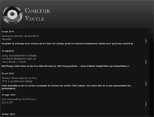 Tablet Screenshot of couleur-vinyle.blogspot.com