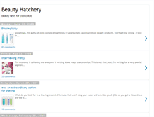 Tablet Screenshot of beautyhatchery.blogspot.com