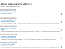 Tablet Screenshot of digitalvideocamerasoftware.blogspot.com