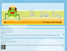 Tablet Screenshot of littlekingboutique.blogspot.com