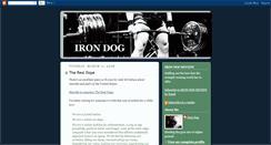 Desktop Screenshot of irondogreview.blogspot.com