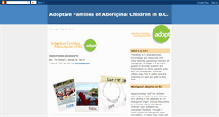 Desktop Screenshot of familiesofaboriginalchildreninbc.blogspot.com