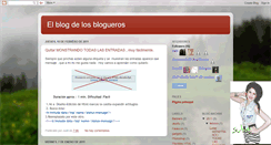 Desktop Screenshot of elblogdelosblogueros.blogspot.com