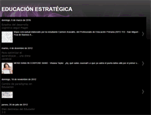 Tablet Screenshot of educacionestrategica.blogspot.com