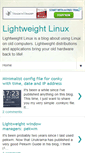 Mobile Screenshot of lightlinux.blogspot.com