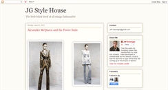 Desktop Screenshot of jgstylehouse.blogspot.com