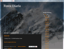 Tablet Screenshot of forex-diario.blogspot.com