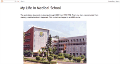 Desktop Screenshot of medschooldays.blogspot.com